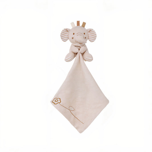 Peluche doudou éléphant beige