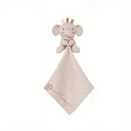 Peluche doudou éléphant beige