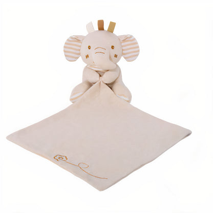 Peluche doudou éléphant beige