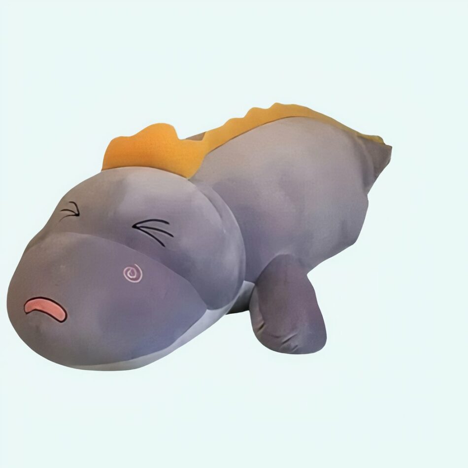 Peluche dinosaure violet adorable