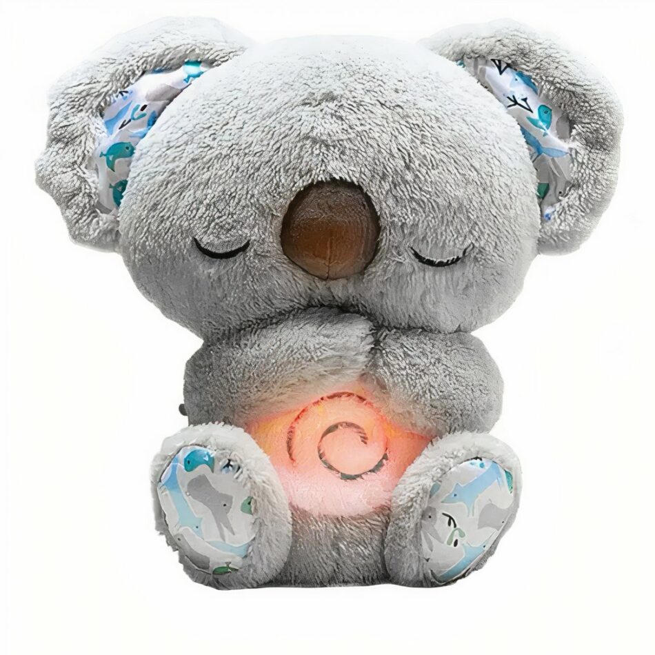Peluche koala qui respire avec berceuse apaisante