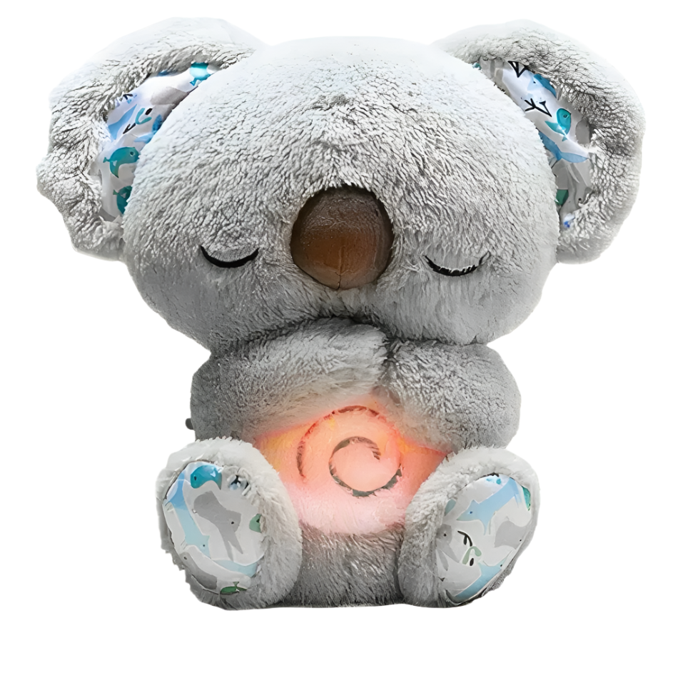 Peluche koala qui respire avec berceuse apaisante