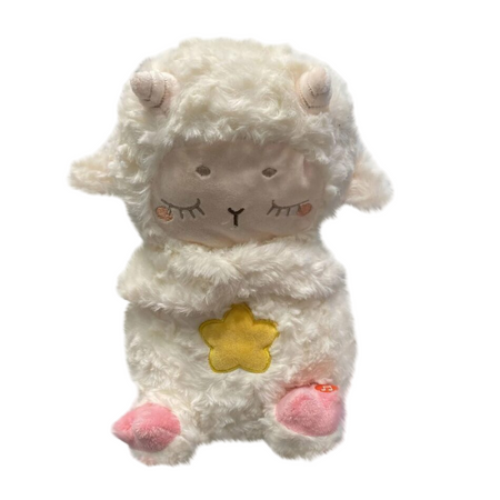 Peluche mouton qui respire avec berceuse apaisante