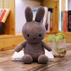 Peluche Miffy côtelé Gris