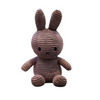 Peluche Miffy côtelé Gris