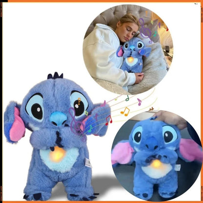 Peluche Stitch qui respire avec berceuse apaisante