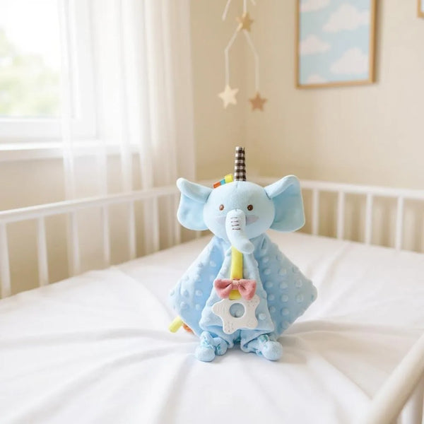 Peluche doudou éléphant rassurant pour bébé