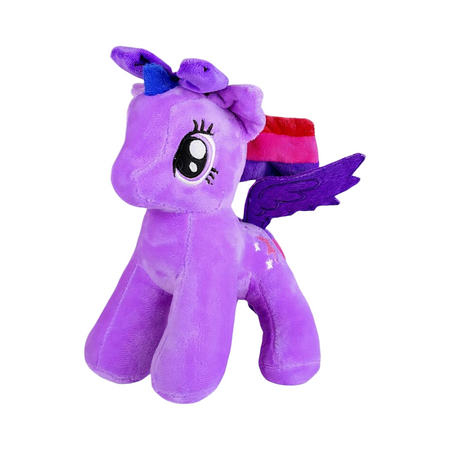 Peluche poupée licorne violette