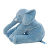 Peluche éléphant oreiller bleue