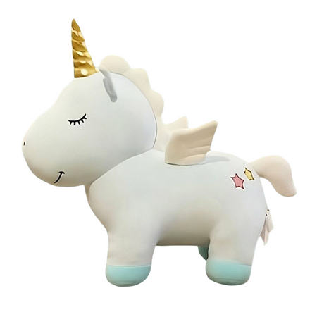 Peluche licorne bleu