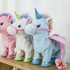 Licorne en peluche musicale électrique pour enfants