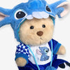 Nino - L'ours en peluche articulé fait main avec son déguisement Stitch