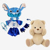 Nino - L'ours en peluche articulé fait main avec son déguisement Stitch