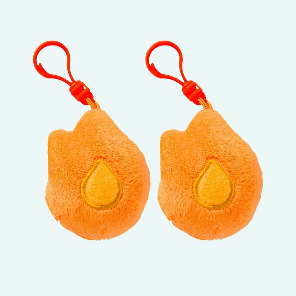 Peluche Duolingo - Flamme Streak lot de 2