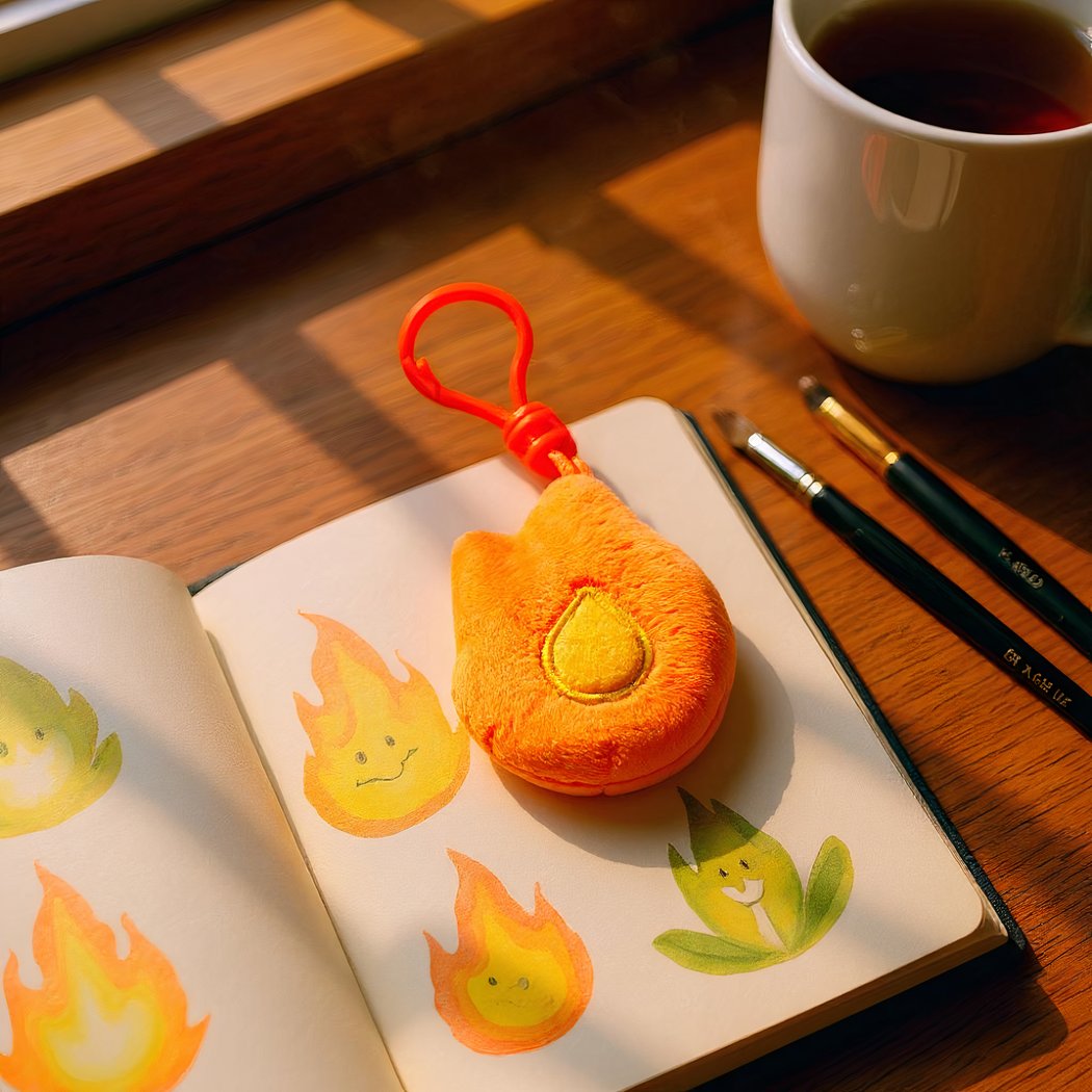 Peluche Duolingo - Flamme Streak lot de 2