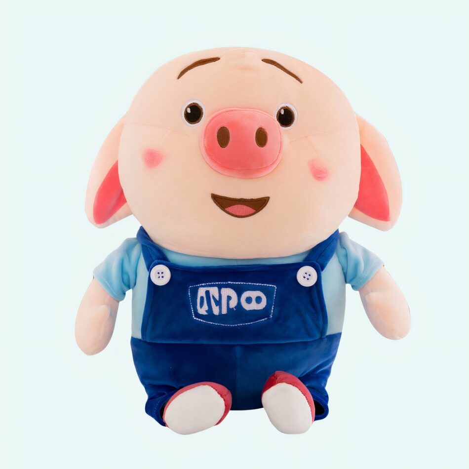 Peluche cochon kawaii