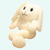 Peluche bébé lapin blanc