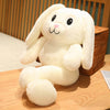 Peluche bébé lapin blanc