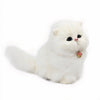 Peluche chat en poupée blanc