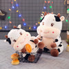 Peluche bébé vache brodé