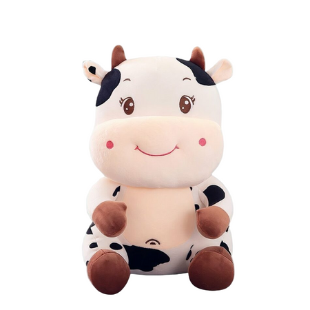 Peluche bébé vache brodé