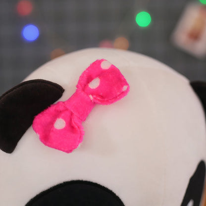 Peluche panda Baby Bus rose