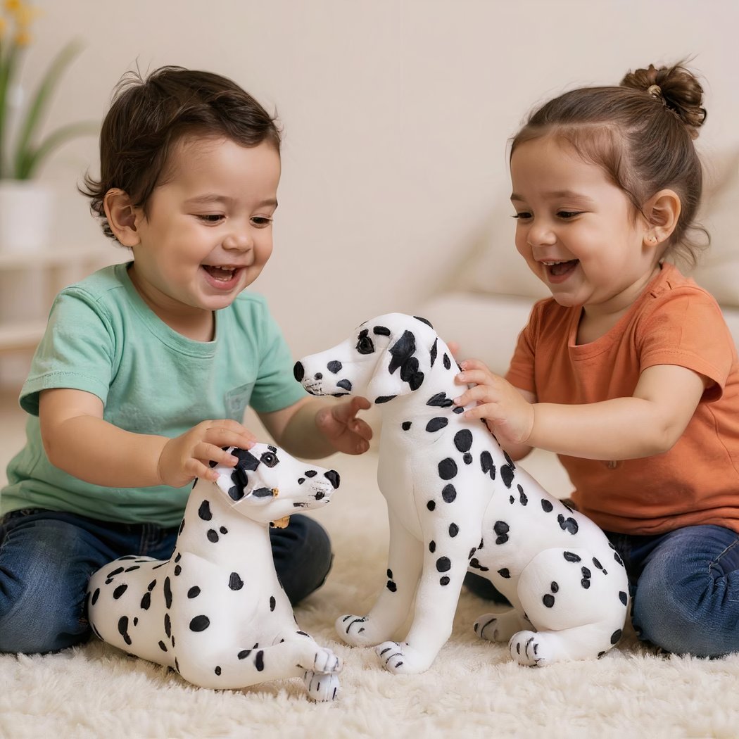 Peluche chien dalmatien