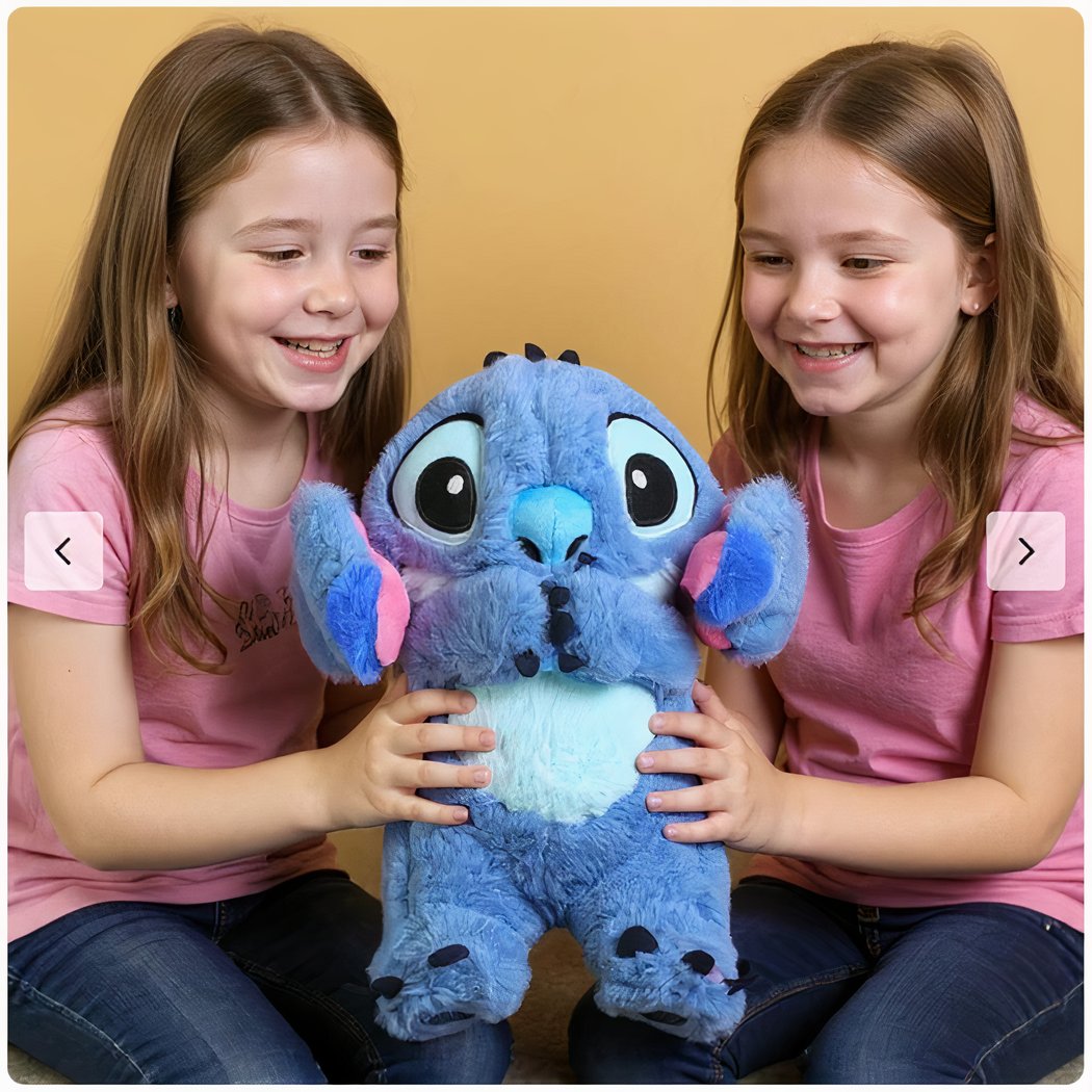 Peluche Stitch qui respire avec berceuse apaisante