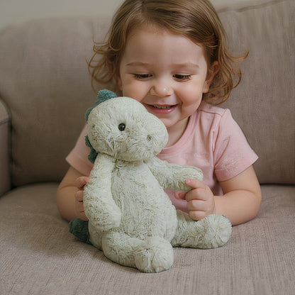 Peluche dinosaure vert ultra doux