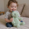 Peluche dinosaure vert ultra doux