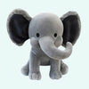 Peluche éléphant toute douce grise