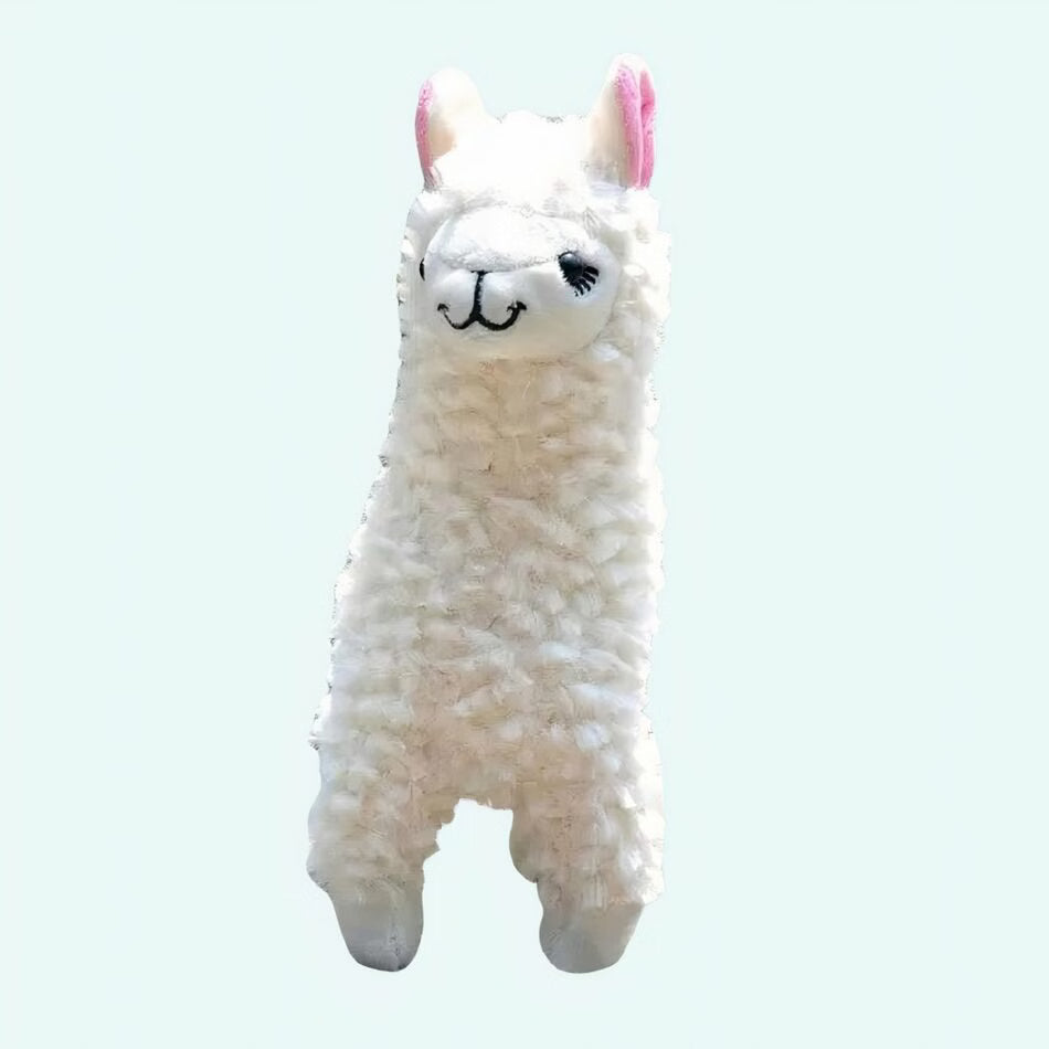 Peluche alpaga à poils longs