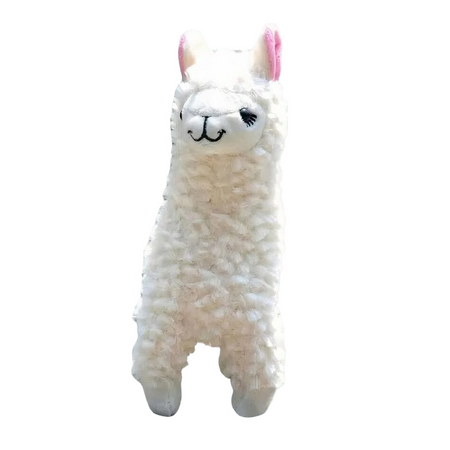 Peluche alpaga à poils longs