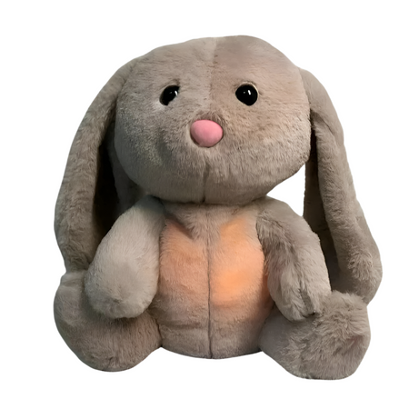 Peluche lapin qui respire avec berceuse apaisante