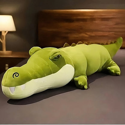 Peluche alligator vert géante