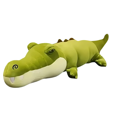 Peluche alligator vert géante