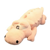 Peluche Crocodile géant rose