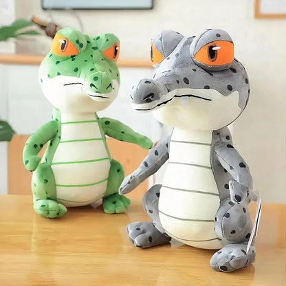 Peluche crocodile vert trop mignonne