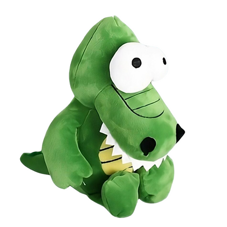 Peluche crocodile trop rigolote