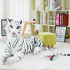 Grande peluche tigre blanc