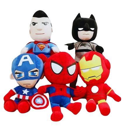 Peluches Marvel et DC