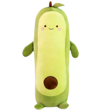 Peluche oreiller géant en forme d'avocat