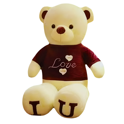 Ours en peluche avec t-shirt "Love"