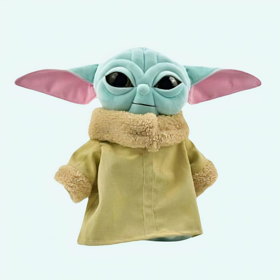 Peluche Baby Yoda bleu
