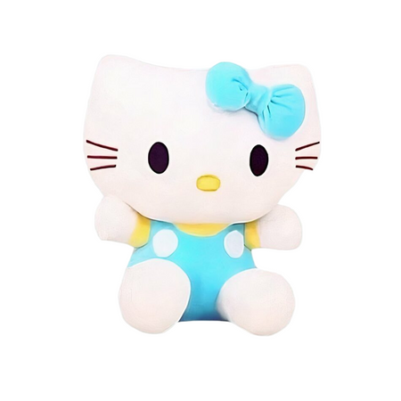 Peluche Hello Kitty bleu