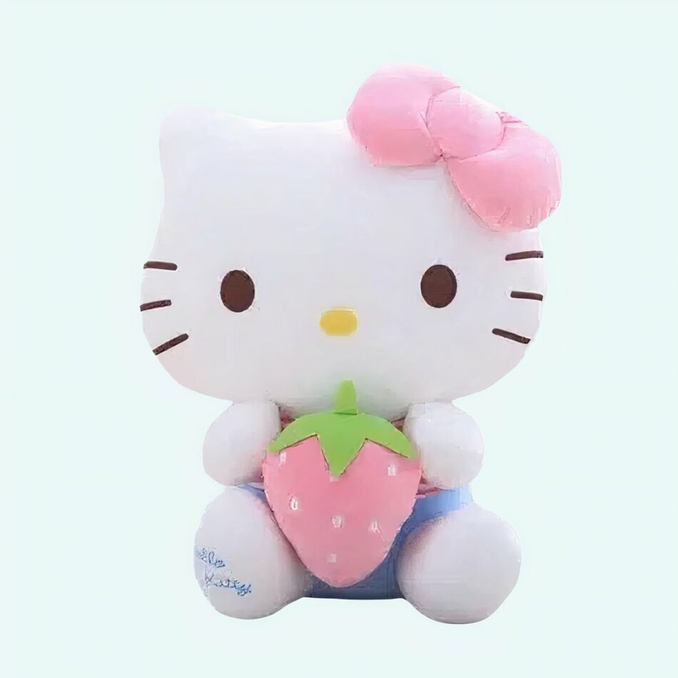 Peluche Hello Kitty fraise