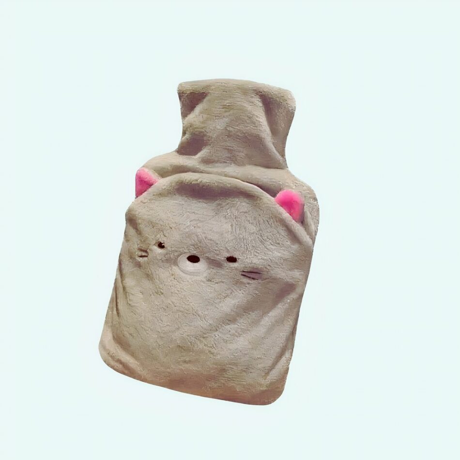 Peluche bouillote chat