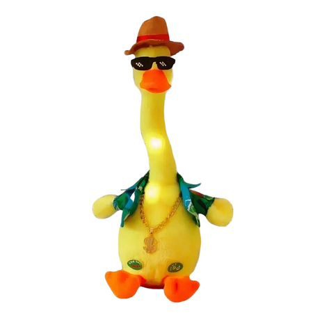 Peluche canard dansant
