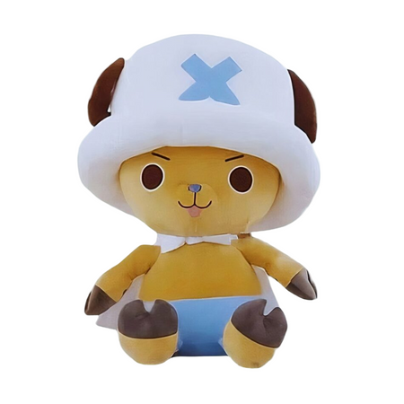 Peluche géante Chopper mignon One Piece blanc