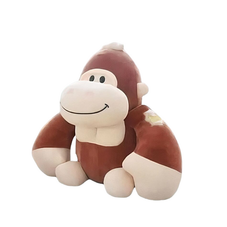 Peluche gorille marron